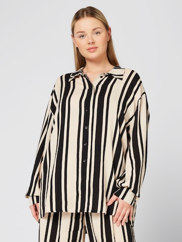 Guido Maria Kretschmer Curvy Bluse 'Lene' i svart: forside