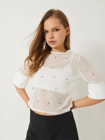 Chemisier Bianco Lucci en blanc