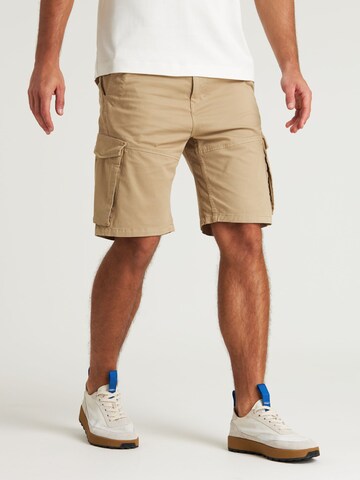 CHASIN' Regular Cargo trousers 'Riot.S Gamma' in Beige