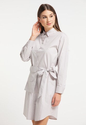MYMO Blusenkleid in Grau: Vorderseite