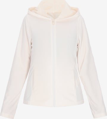 faina Athlsr Fleecejacke in Beige: Vorderseite