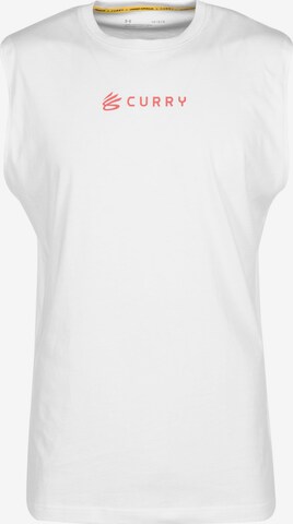 UNDER ARMOUR Performance Shirt in White: front