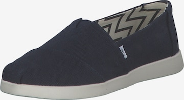 Slipper 'Alpargata' di TOMS in blu: frontale