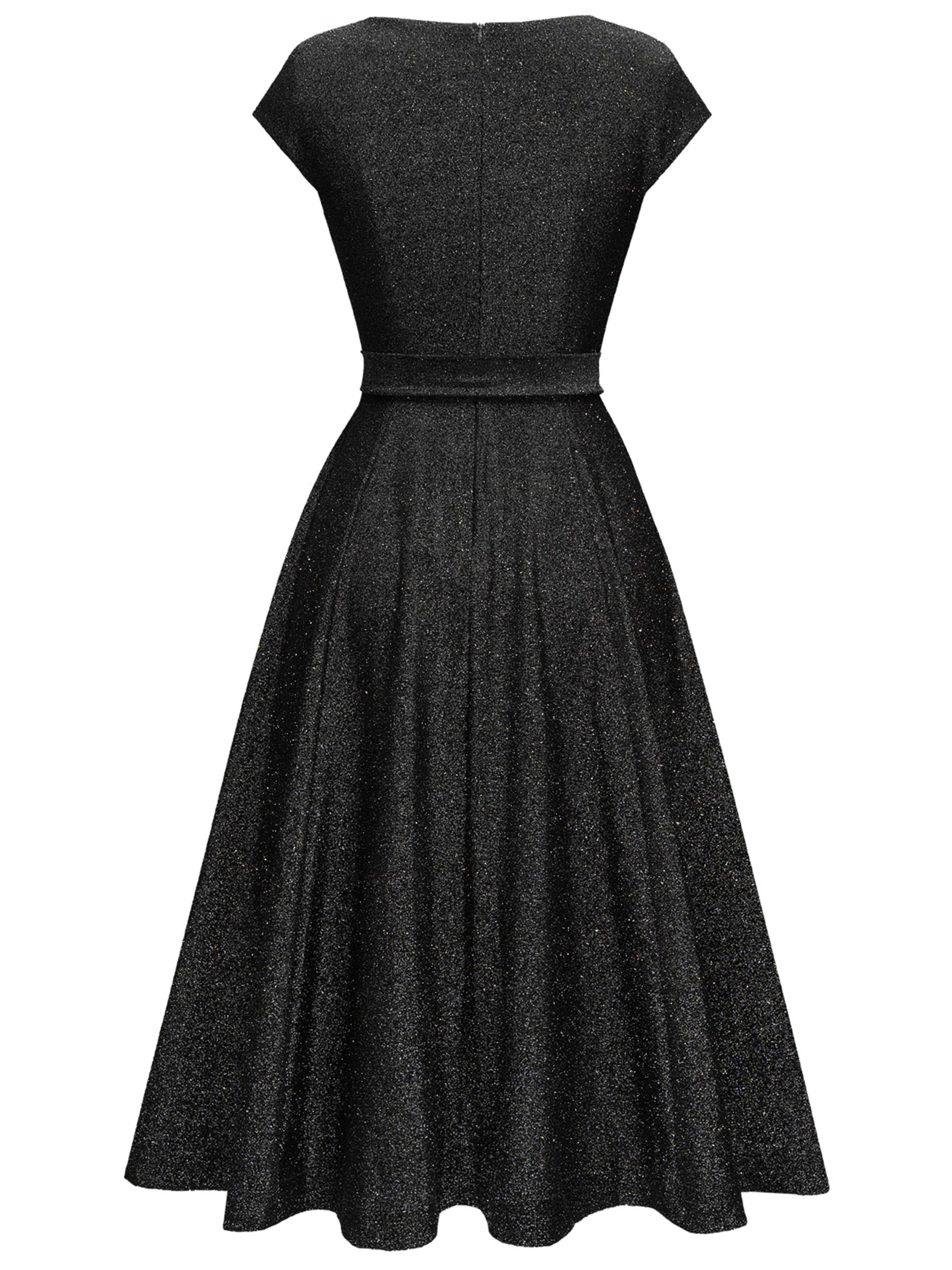 Zapaka Cocktail Dress in Black