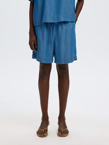 Loosefit Jean 'SLFJANNA' SELECTED en bleu : devant