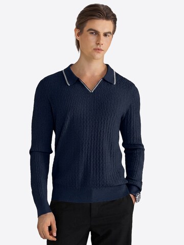 Vantory - Pullover em azul: frente
