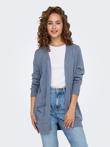 ONLY Knit cardigan 'ONLLesly' in Blue: front