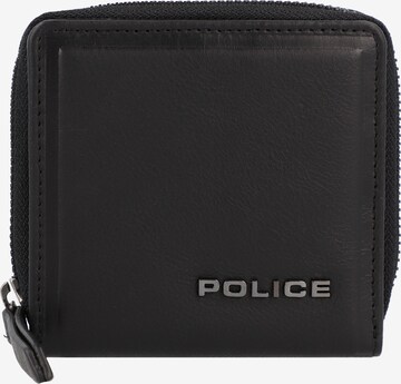 POLICE Wallet in Black: front