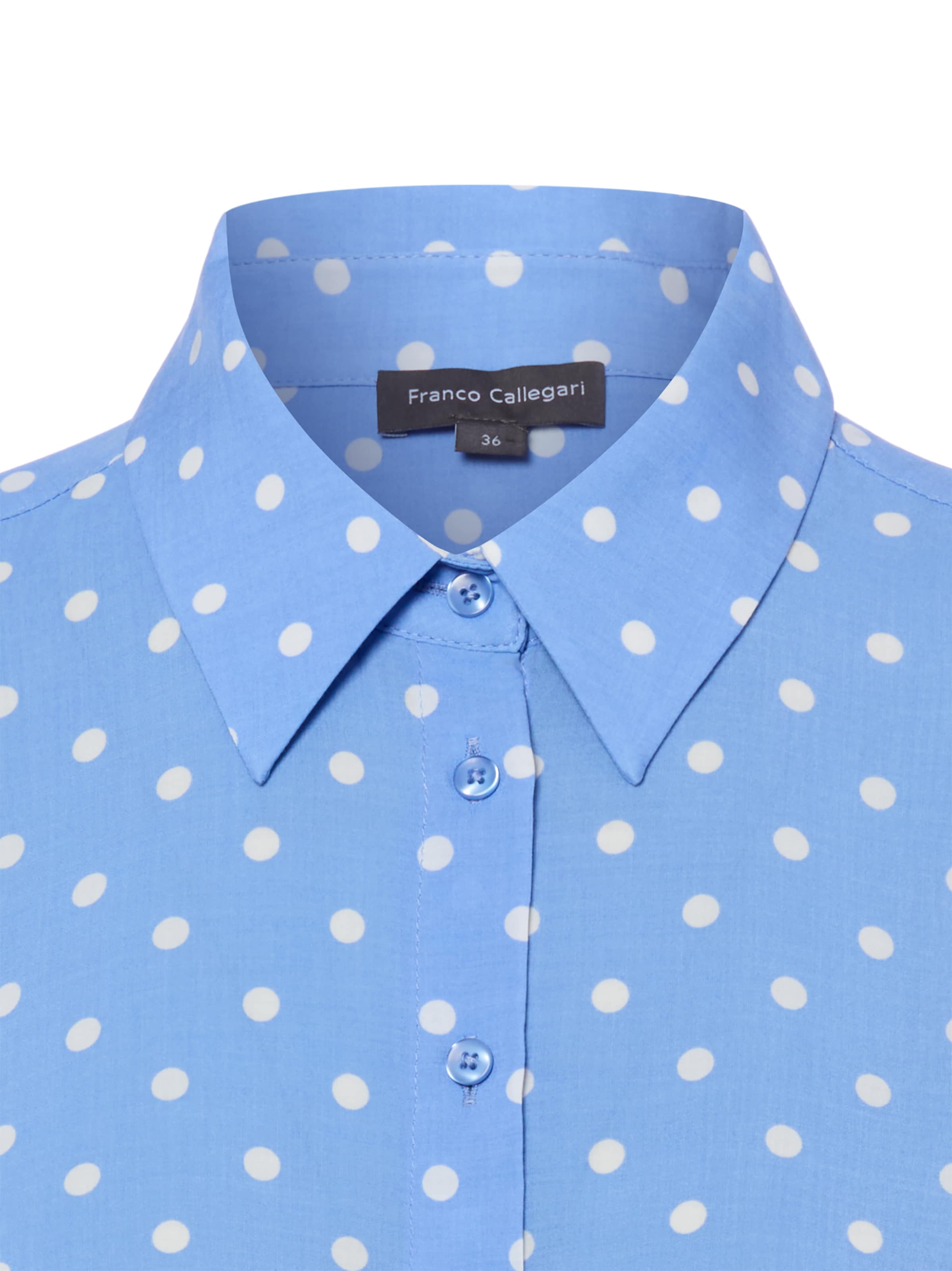 Franco Callegari Blouse ' Debby ' in Blue