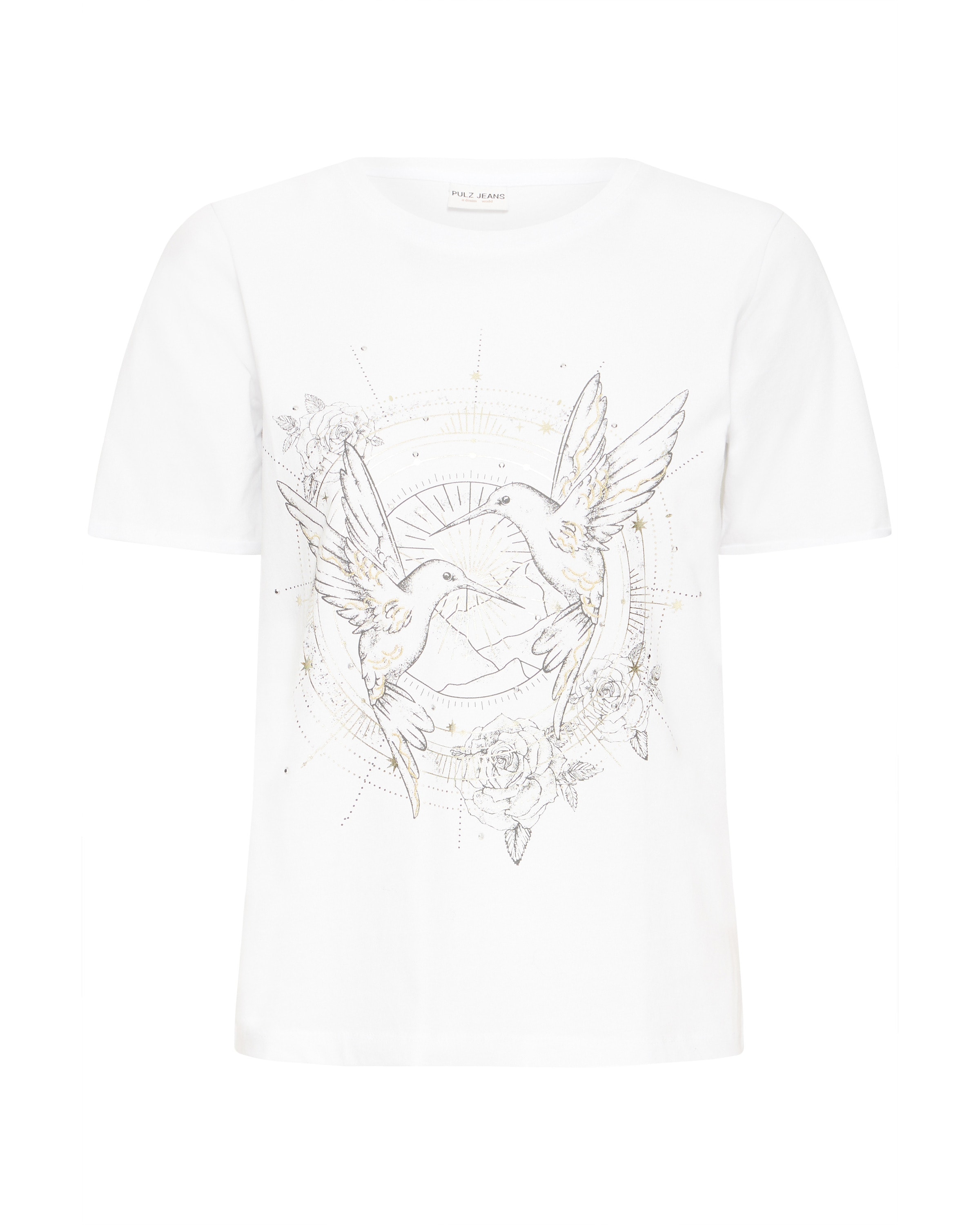 T-shirt 'PZAdabelle' Pulz en blanc : devant