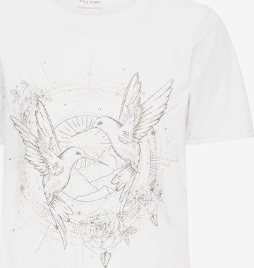 T-shirt 'PZAdabelle' Pulz en blanc : devant