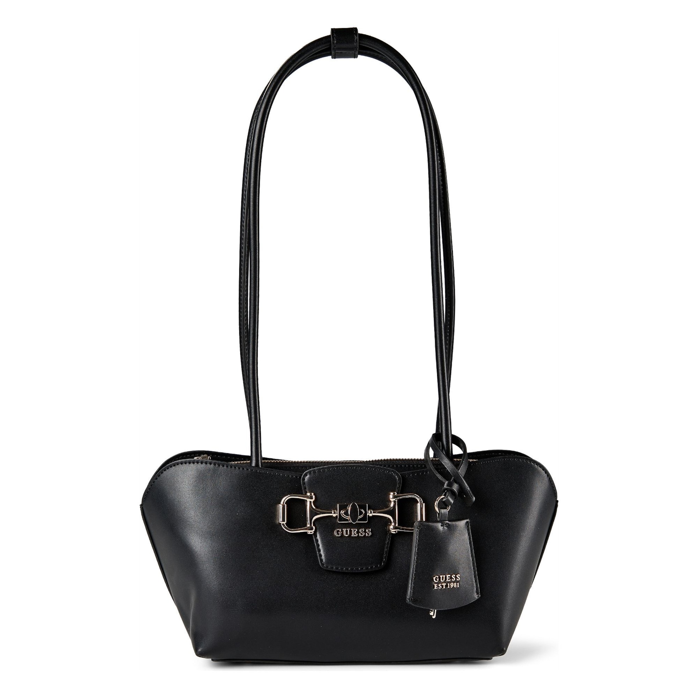 Borsa a spalla 'Janie' di GUESS in nero: frontale