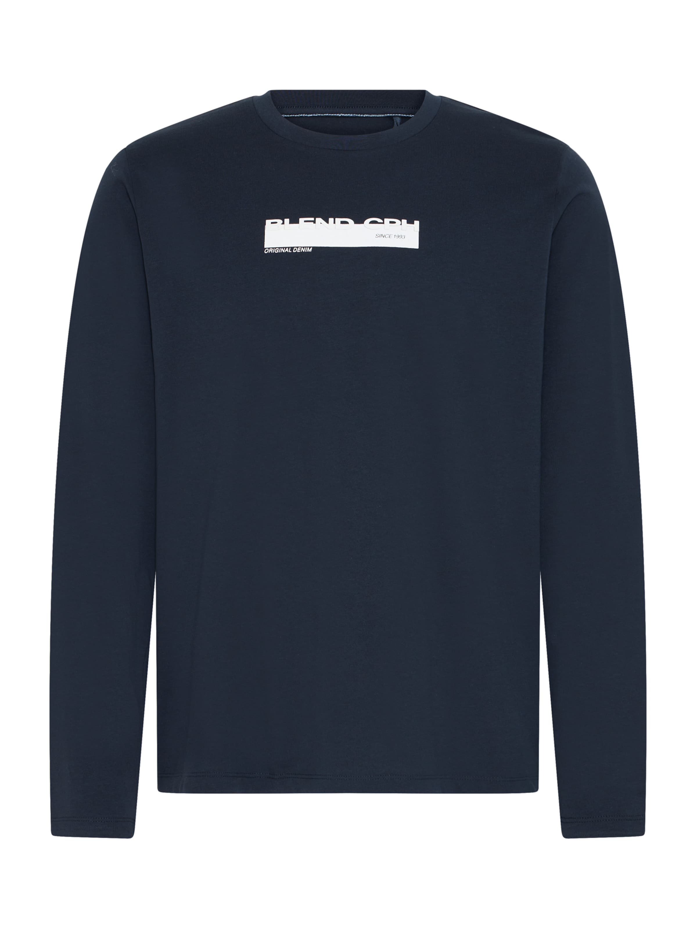 BLEND Футболка 'BHKEMUEL' в Черный: спереди