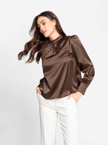 heine - Blusa en marrón: frente