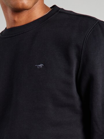 MUSTANG Sweatshirt 'CLIO' in Schwarz