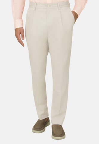 Boggi Milano Slimfit Hose in Beige: Vorderseite