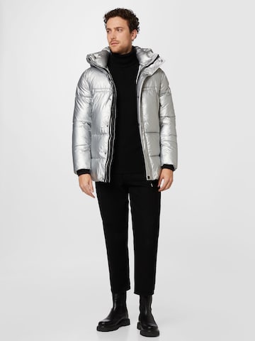 INDICODE JEANS Winter Jacket 'Perstin' in Grey