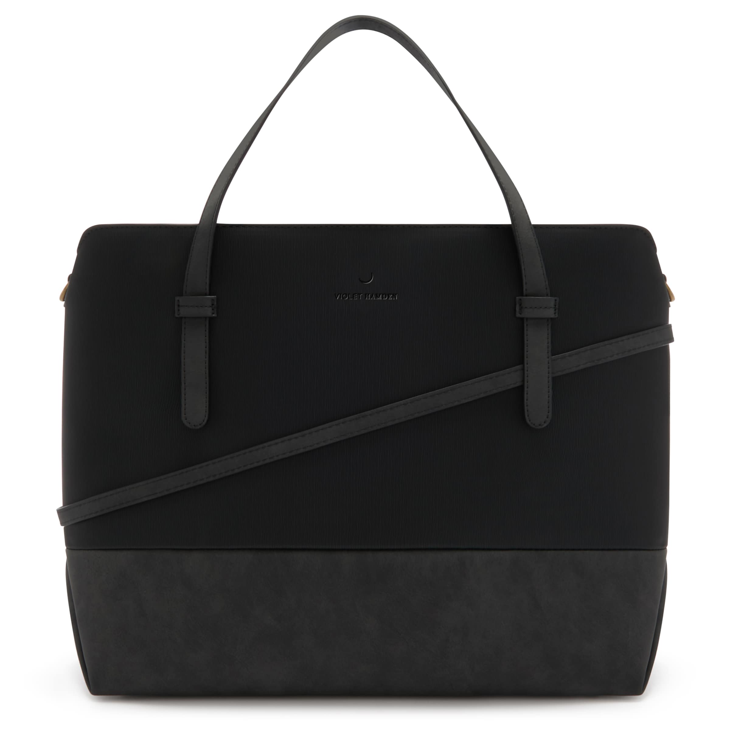 Violet Hamden Handbag in Black: front