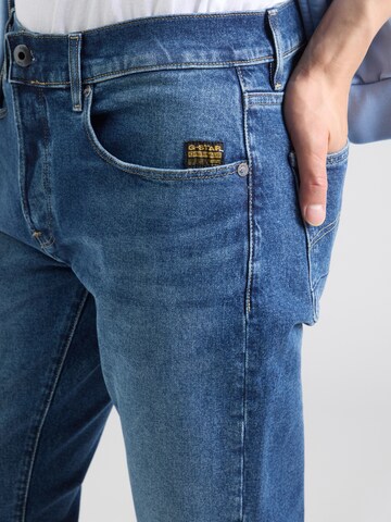G-STAR Slimfit Jeans '3301' i blå