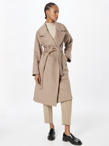 Abercrombie & Fitch Ανοιξιάτικο και φθινοπωρινό παλτό σε μπεζ: μπροστά
