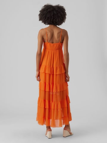 Robe 'CLARA' VERO MODA en orange