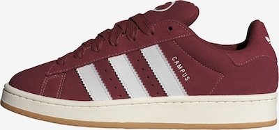 ADIDAS ORIGINALS Matalavartiset tennarit 'Campus 00s' värissä viininpunainen / valkoinen, Tuotenäkymä