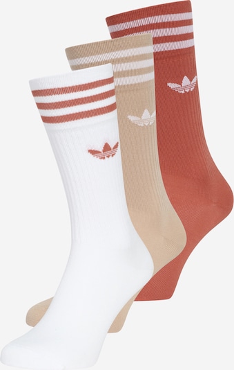 ADIDAS ORIGINALS Socken in apricot / pastellrot / weiß, Produktansicht