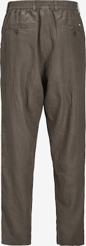 JACK & JONES - Loosefit Calças chino 'Karl Lawrence' em castanho