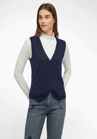 Peter Hahn Vest 'Conny' in Blue: front