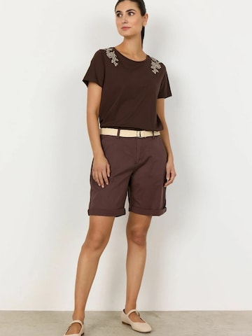 Regular Pantalon Soyaconcept en marron