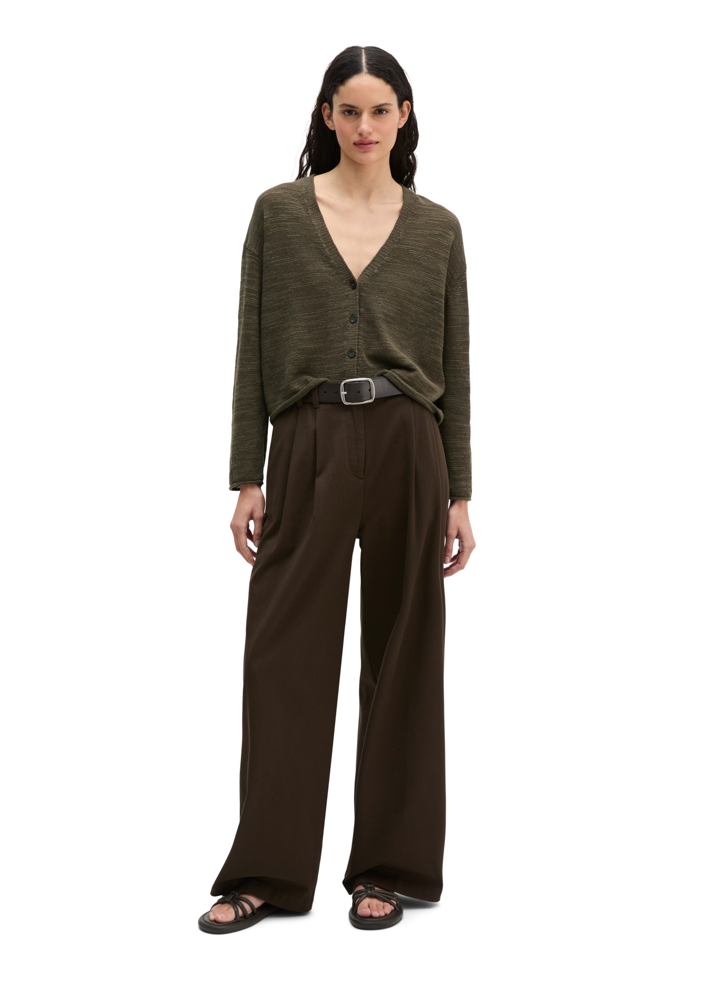 Cardigan Marc O'Polo en marron