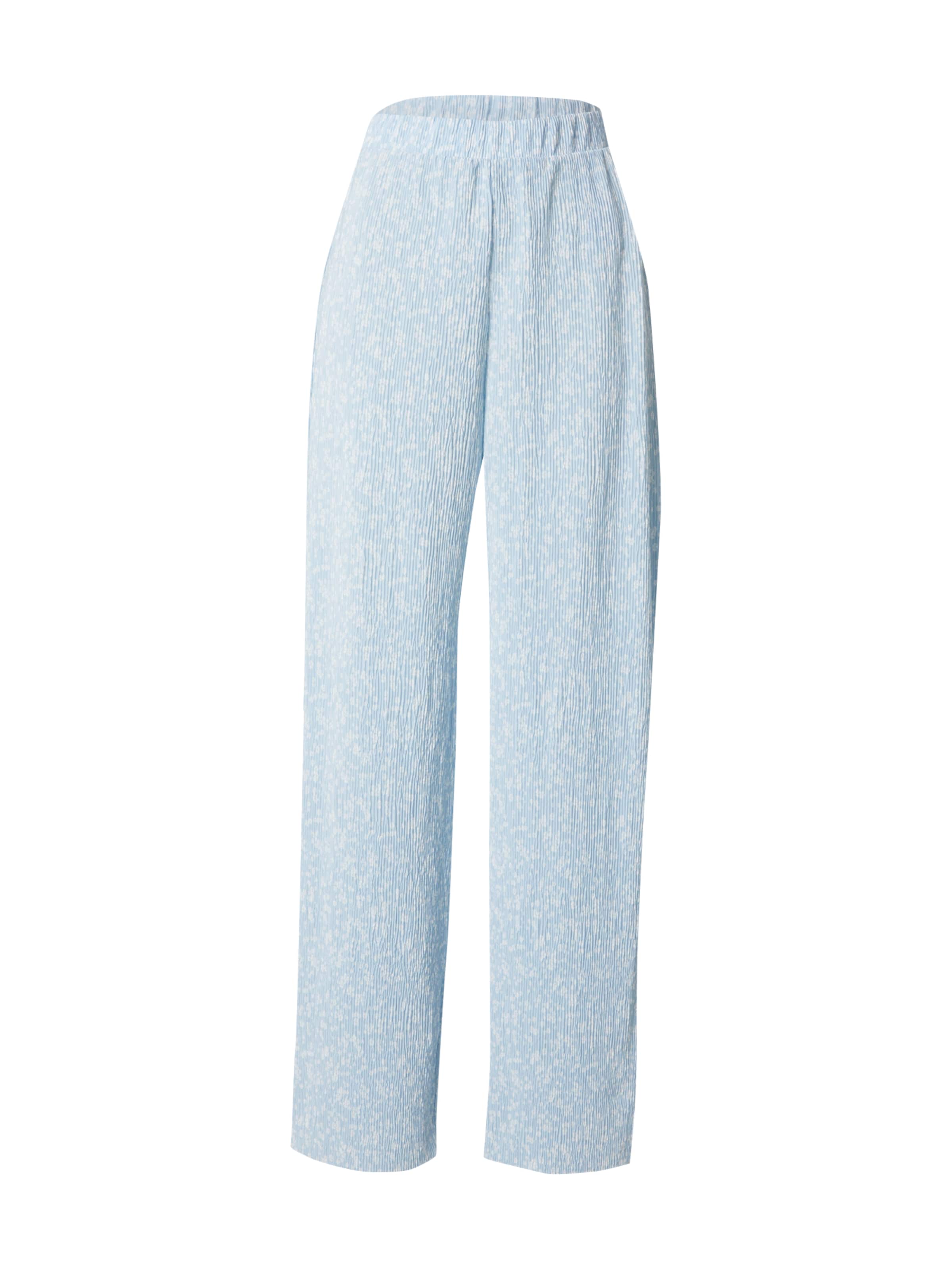 PIECES Trousers 'PCFLORA' in Blue: front