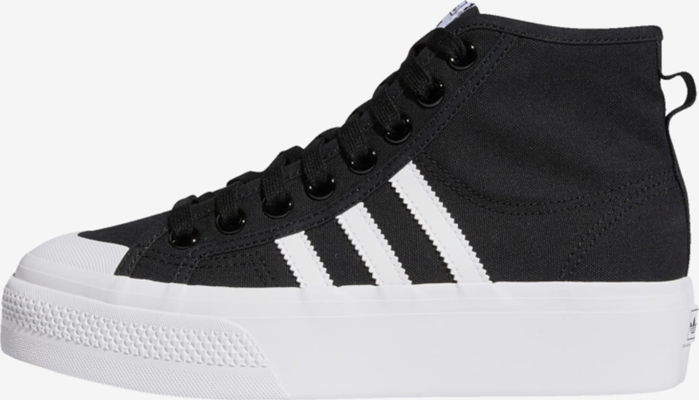 ADIDAS ORIGINALS High Top Sneakers Nizza in Black ABOUT YOU