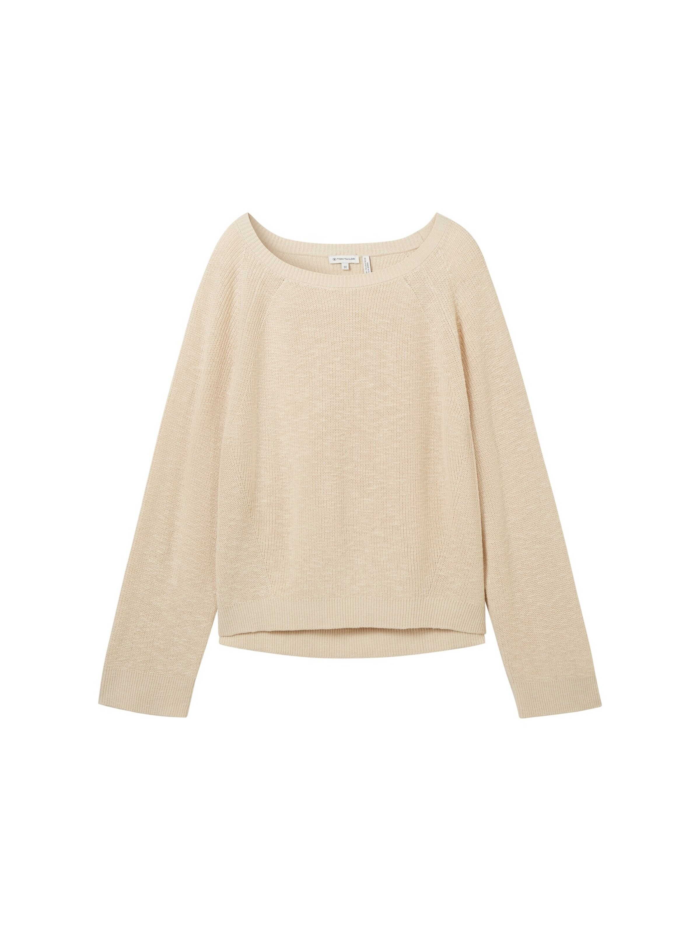 TOM TAILOR Pullover in Beige: Vorderseite