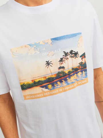 T-Shirt 'Tampa' JACK & JONES en blanc