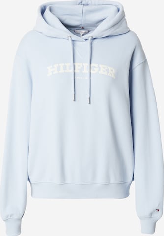 TOMMY HILFIGER Суичър в синьо: отпред