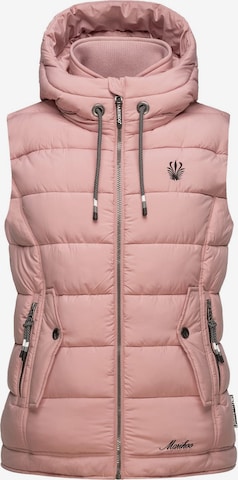 Gilet 'Taisaa' MARIKOO en rose : devant