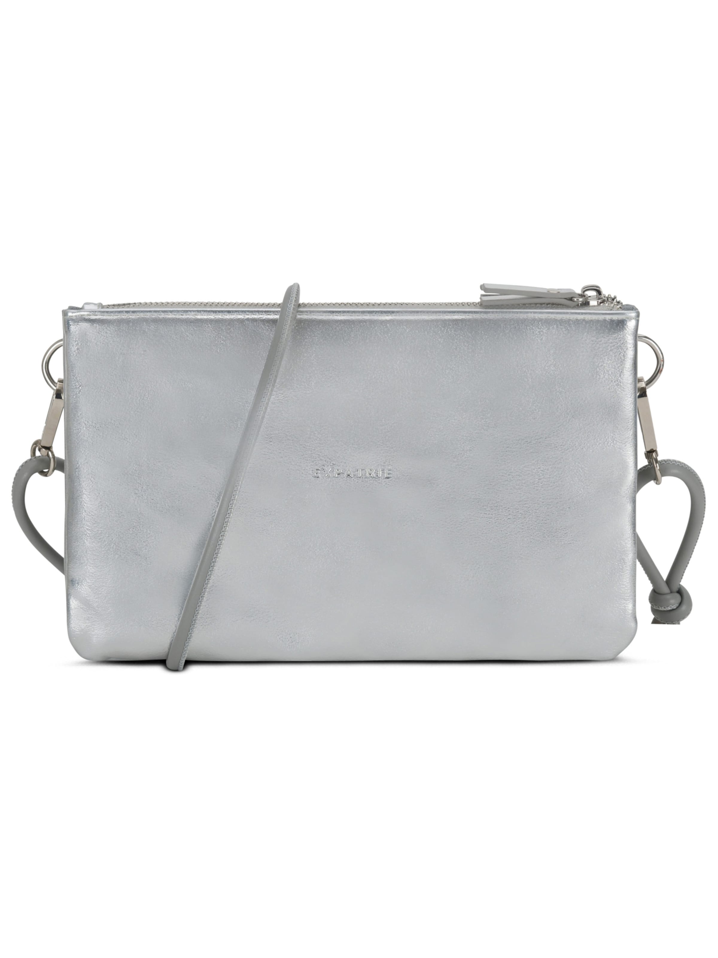 Sac à bandoulière 'Emilie' Expatrié en argent : devant