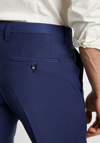 CINQUE Slim fit Pleated Pants in Blue