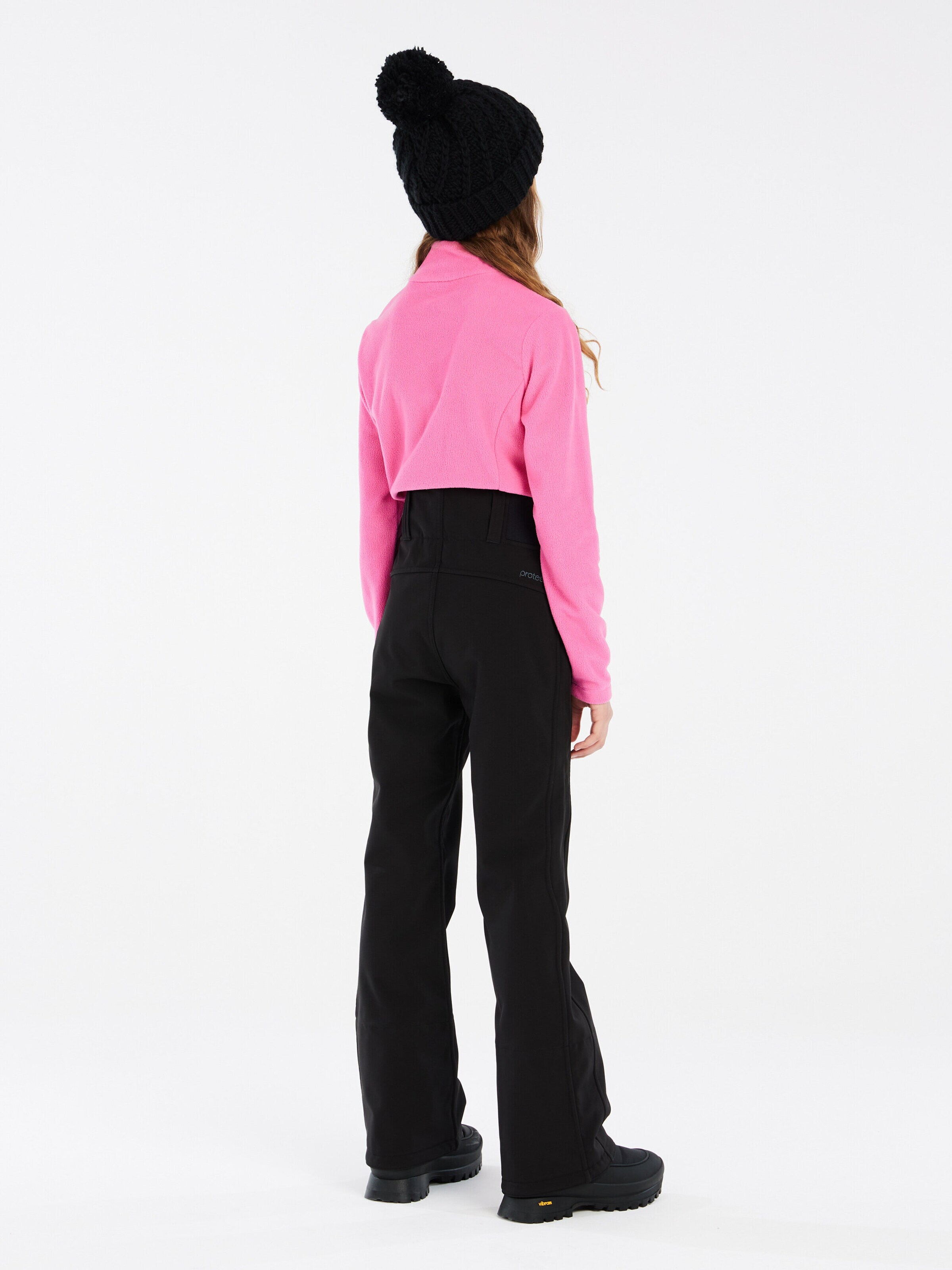 PROTEST Slimfit Sportbroek 'PRTPROUD JR' in Zwart