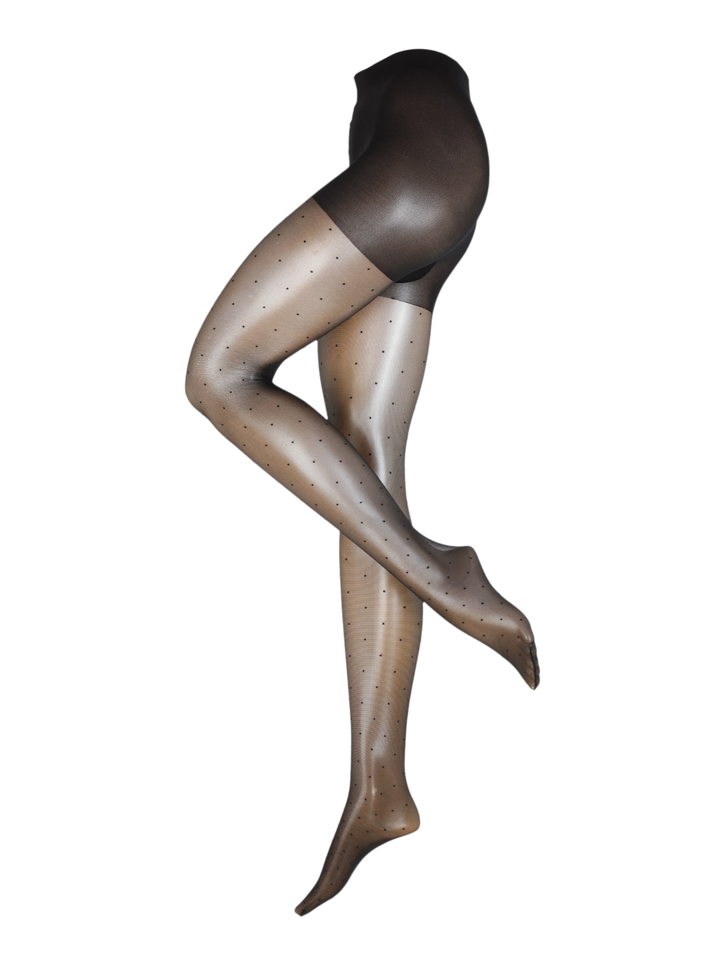 Lindex Fine Tights in Black: front