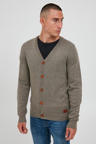 BLEND Knit Cardigan in Grey: front