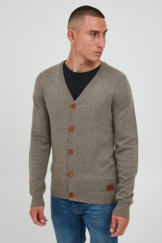 BLEND Knit Cardigan in Grey: front