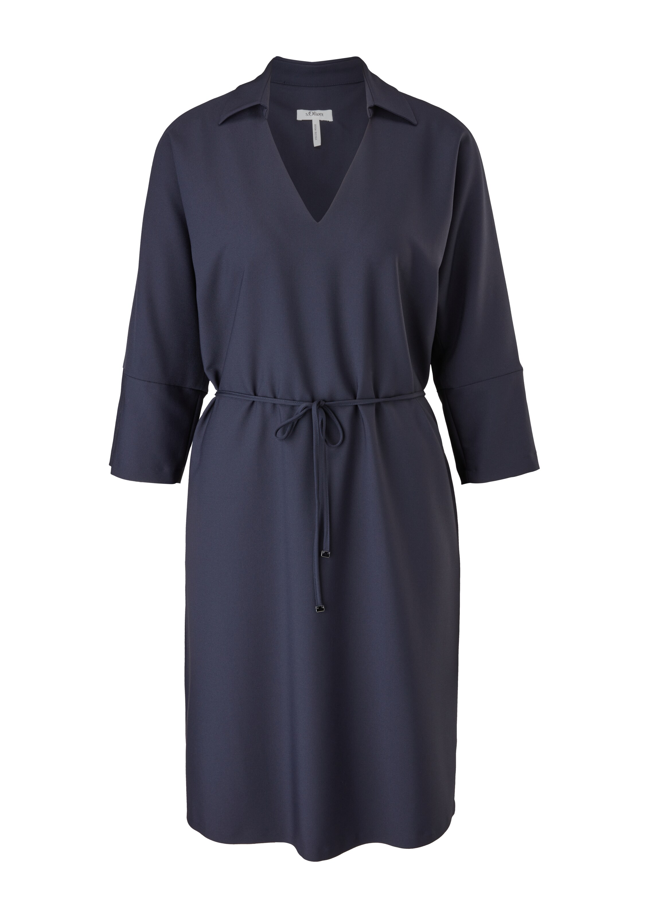 s.Oliver BLACK LABEL Jurk in Blauw: voorkant