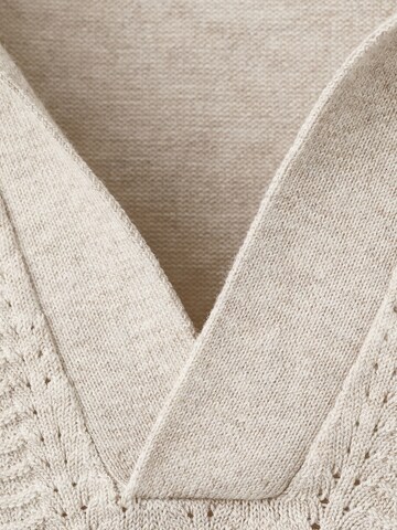 MANGO MAN Svetr 'TIP' – béžová