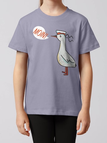 watabout.kids Shirt 'Moin Seagull' in Purple