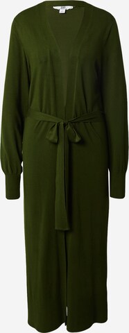 Dorothy Perkins Gebreid vest in Groen: voorkant