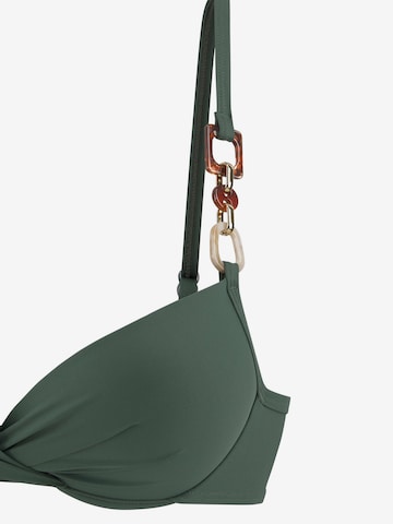 LASCANA - Clásico Top de bikini 'Yves' en verde