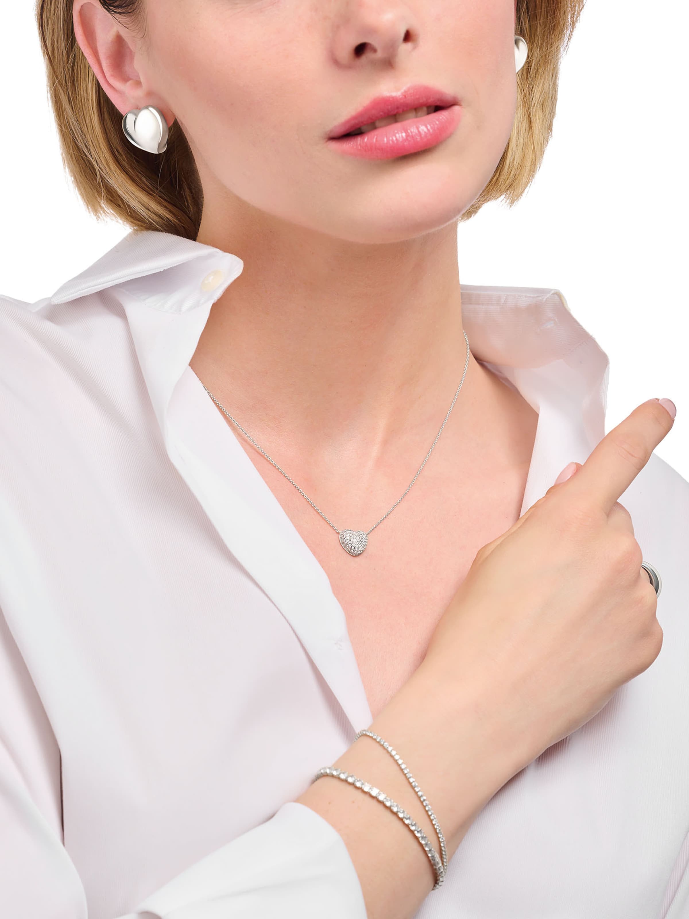 Thomas Sabo Kette in Silber: Vorderseite