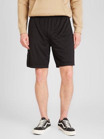 PUMA - regular Pantalón deportivo en negro: frente